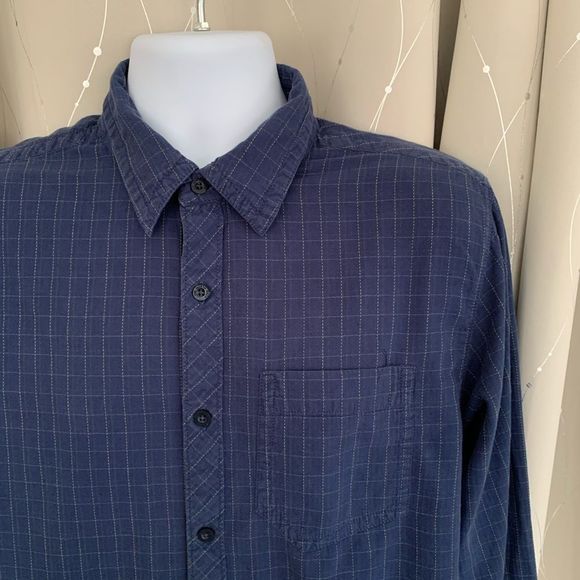 The north Face Dark Blue Long Sleeve Button Up - Picture 9 of 9